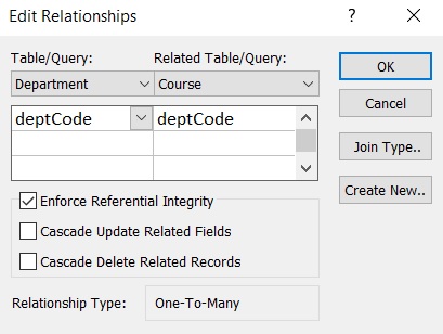 Verifying relationships and enforcing referential integrity