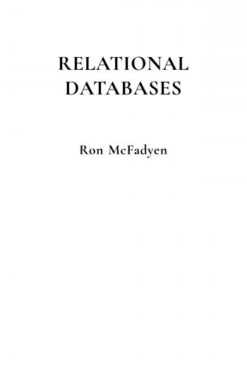 Cover image for Relational Databases