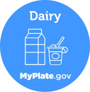 MyPlate.gov dairy logo