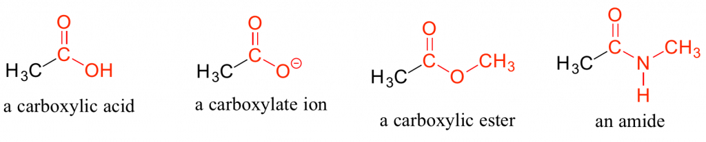 Functional groups – Chemistry for the Health Sciences